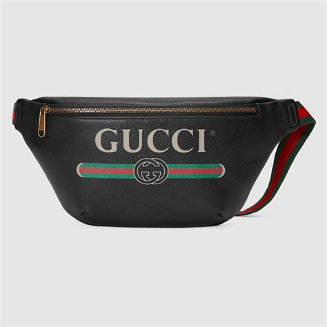 black gucci print leather belt bag buy from cjina|gucci belt bag for sale.